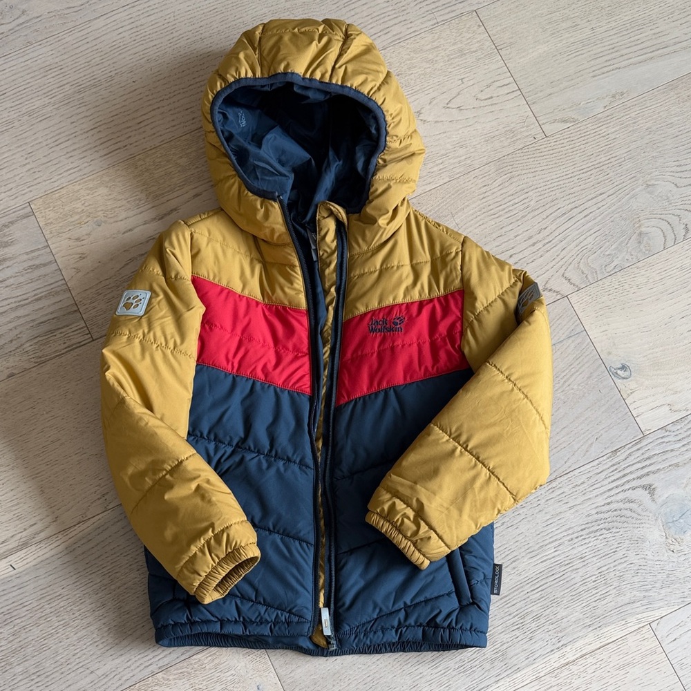 Kids Colorblock Puffer Jacket